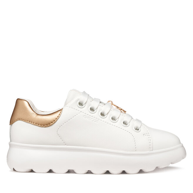 Sneakersy Geox J Puffypop Girl J65MRA 00085 C1Z8W D Biały