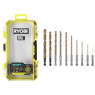 Zestaw wierteł RYOBI RARXHGC10 (10 szt.)