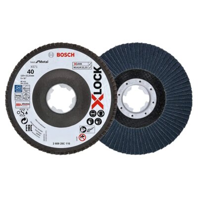 Bosch Ściernica listkowa X-LOCK 260925C115 (2 szt.)