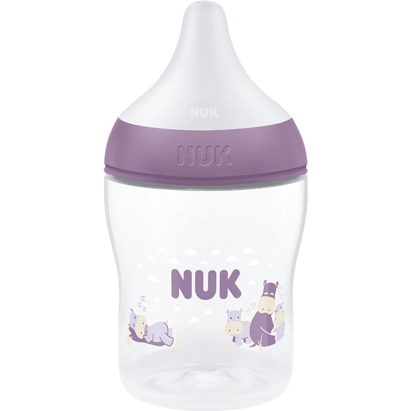 NUK Perfect Match Hippo butelka 0m+ 150 ml