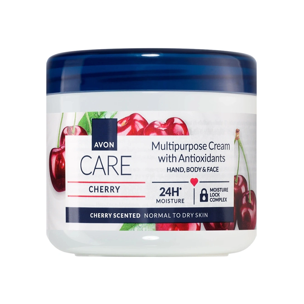 Avon Care Cherry Multipurpose Cream with Antioxidants krem wielofunkcyjny do twarzy, rąk i ciała 400 ml