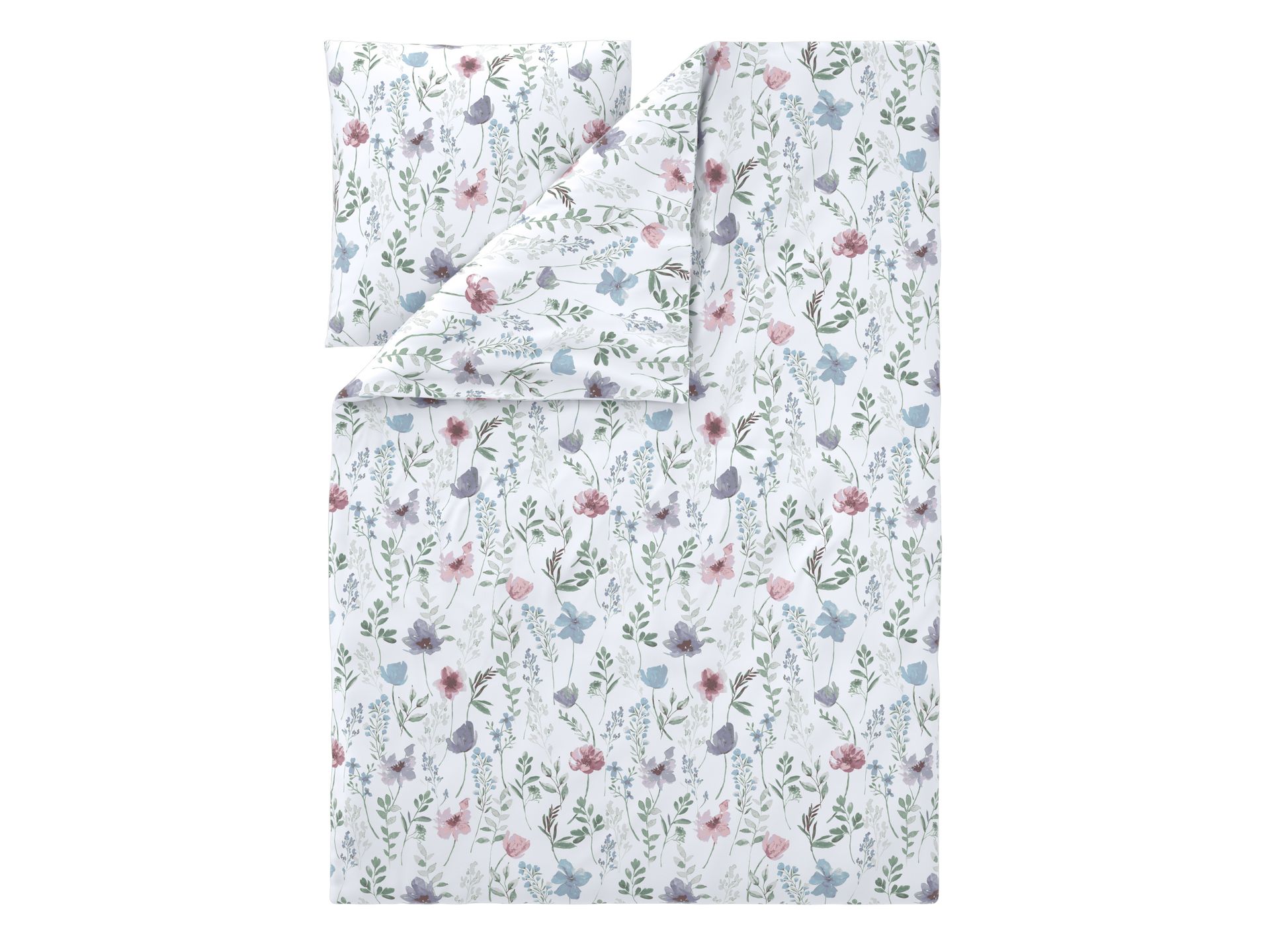 LIVARNO® Pościel renforcé, 140 x 200 cm (Kwiaty)