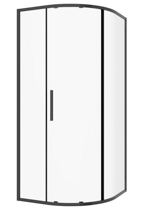 Novoterm Kabina prysznicowa jednoskrzydłowa półokrągła 90x90x195 cm RPS Solid Kerra