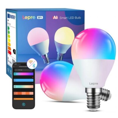 Inteligentna żarówka LEPRO BP1 AI Smart Bulb 4.9 W E14 (2 szt.)