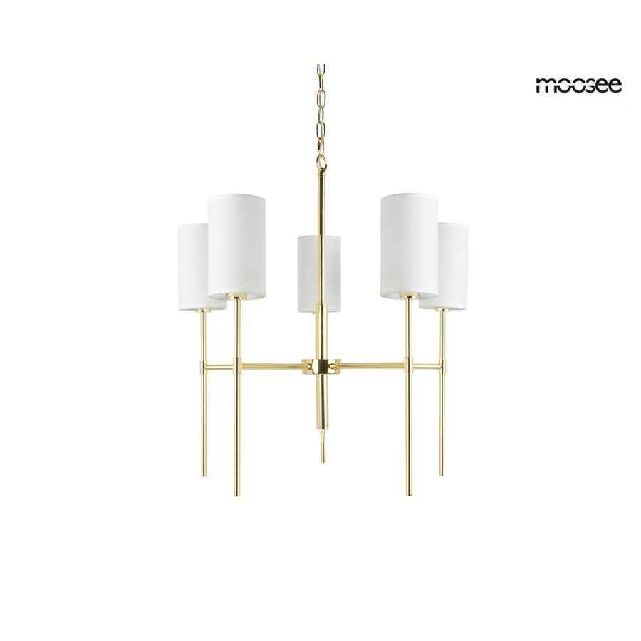 MOOSEE lampa wisząca IMPERIO 5 złota MSE1501100576