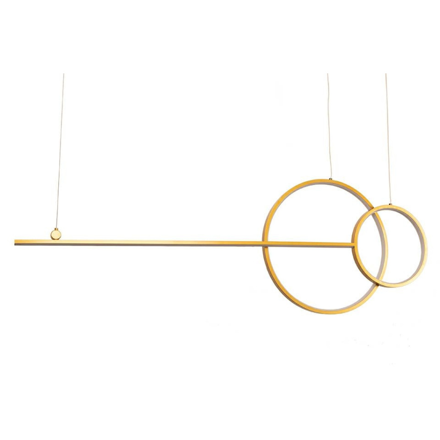 MOOSEE lampa wisząca RAGE złota MSE1501100555