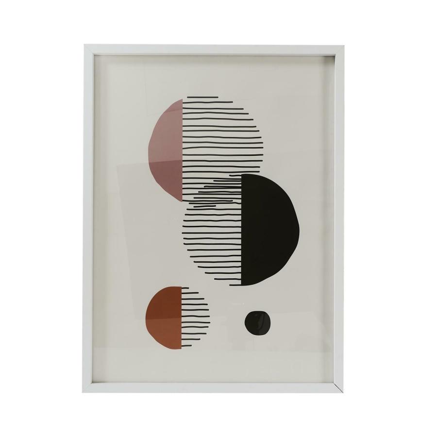 Obraz Art-deco 60x45cm biała ramka 5905896148414