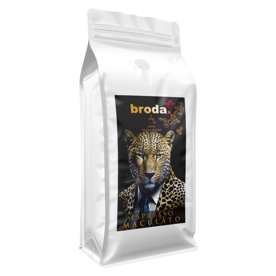 Kawa świeżo palona • broda. coffee • Espresso Maculato 60% Arabica / 40% Robusta • 1000g MACULATO1000