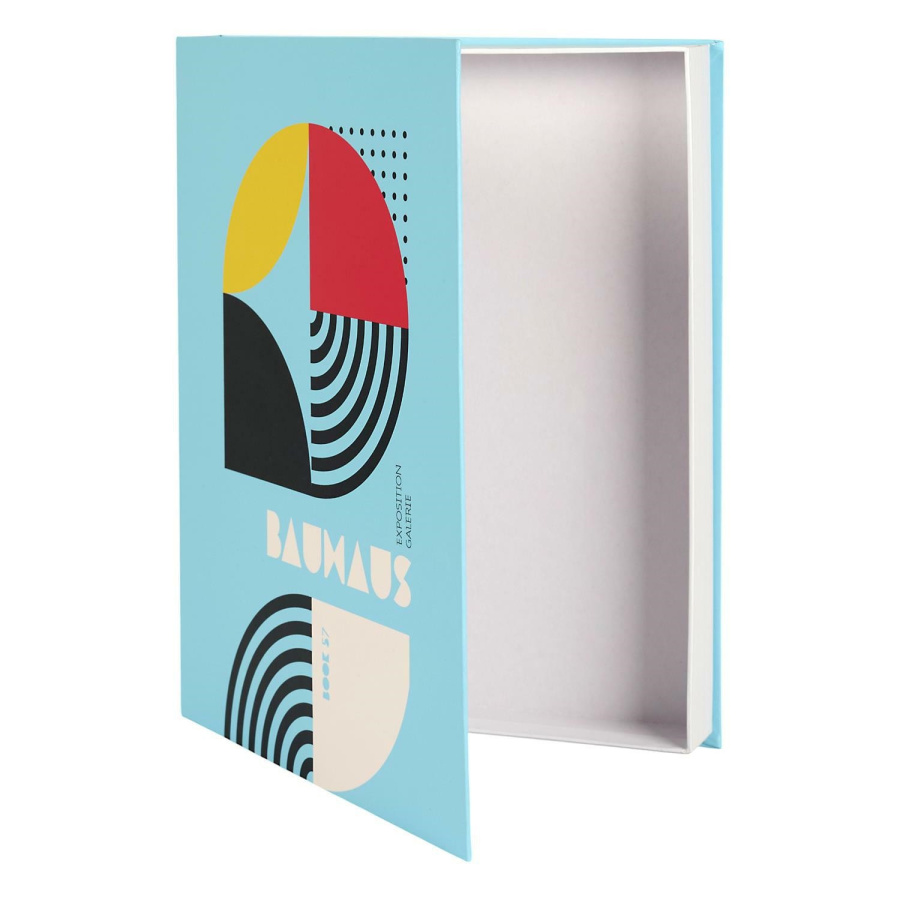 Pudełko książka Bauhaus niebieska 5905896148353