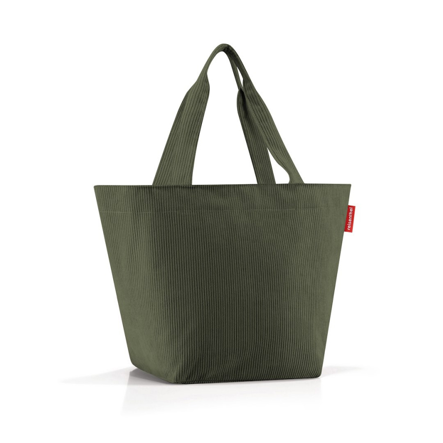 Torba SHOPPER M, cord dark matcha RZS5057