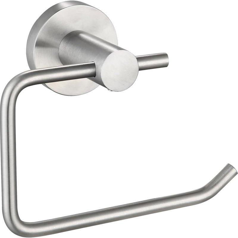 Uchwyt na papier toaletowy, montowany na ścianie, wykonany z najwyższej jakości stali nierdzewnej 304 do łazienki, kuchni i toalety (nikiel szczotkow