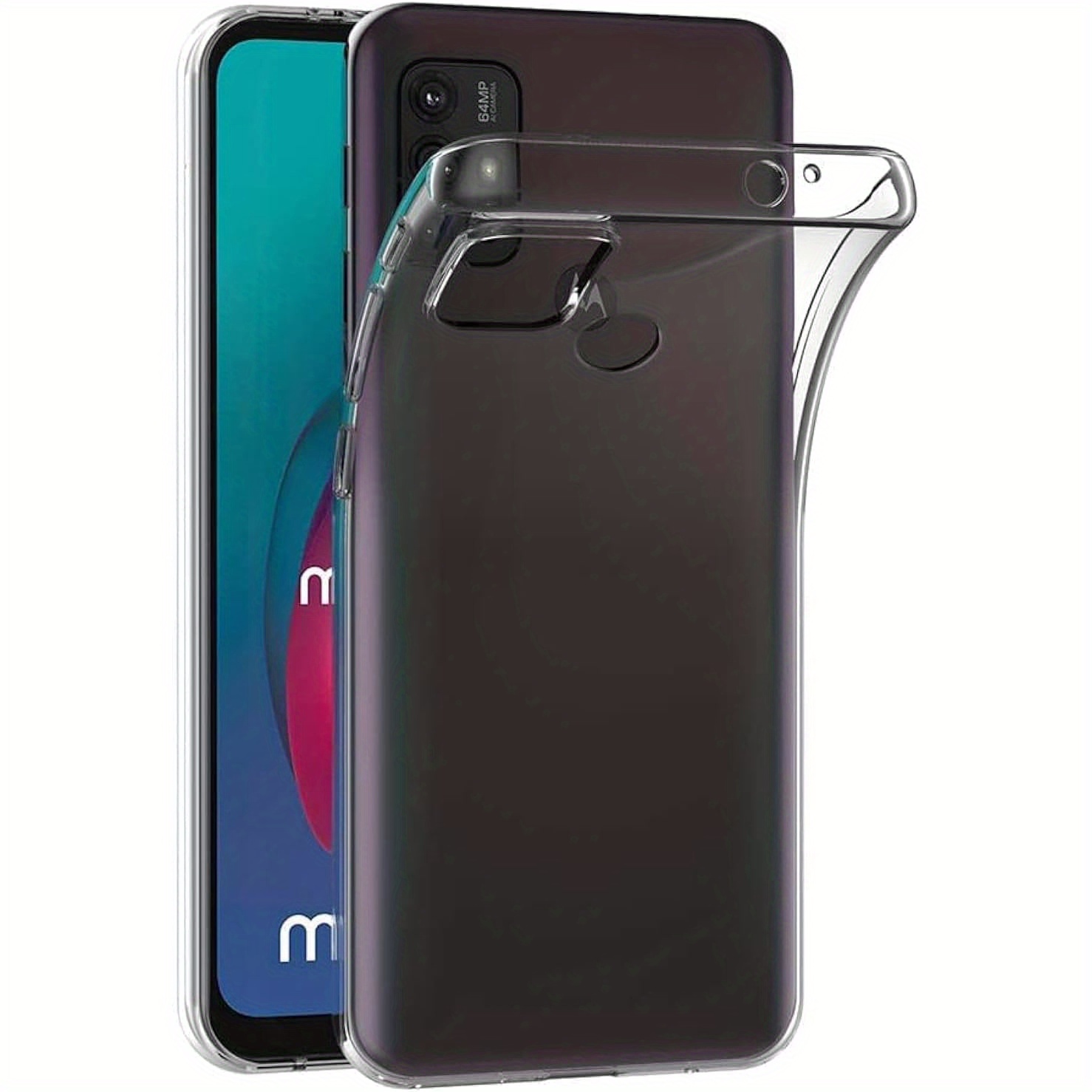 TEMU Etui na telefon - Cienkie i elastyczne, przezroczyste etui ochronne do Moto G30, G20 i G10