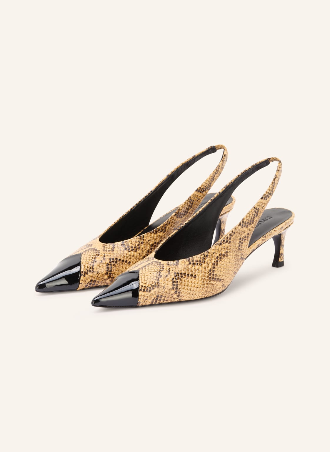 Rotate Czółenka Typu Slingback beige