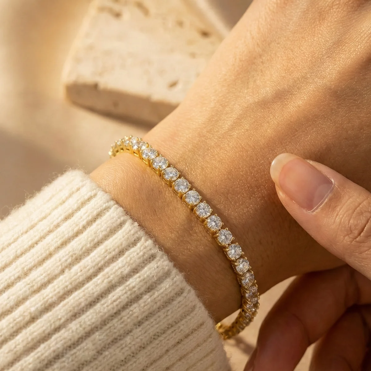 Bransoletka CLASSIC TENNIS - PETITE SHINE