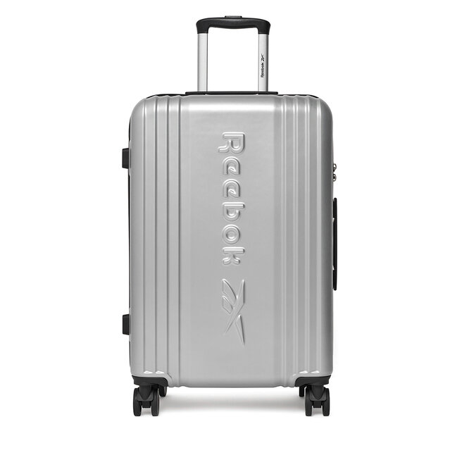 Walizka średnia Reebok CEOWB-RBK-WAL-003-07-CCC-M Srebrny
