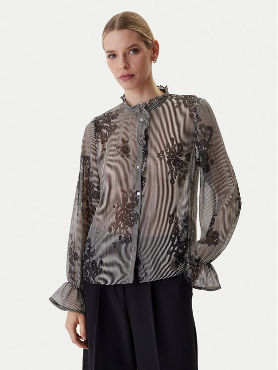 Morgan Koszula 261-COUTY.F Czarny Regular Fit