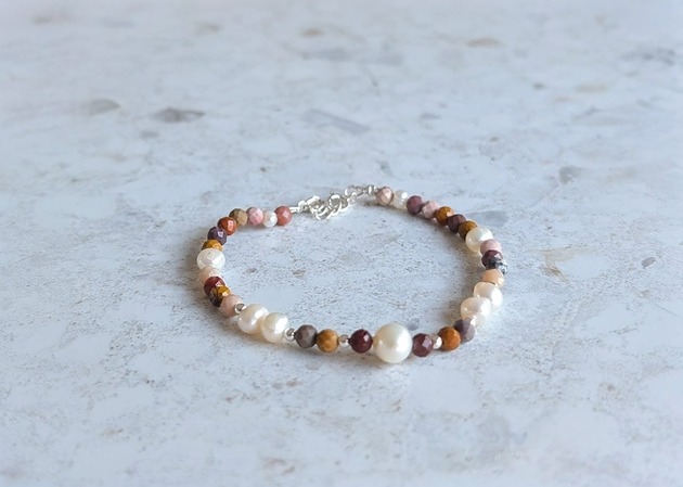 Królewska bransoletka z perłami Renesans