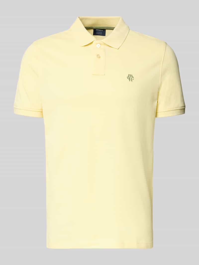 Koszulka polo o kroju slim fit z wyhaftowanym logo