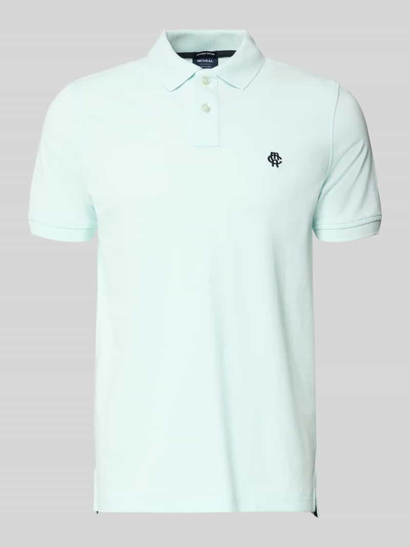 Koszulka polo o kroju slim fit z wyhaftowanym logo