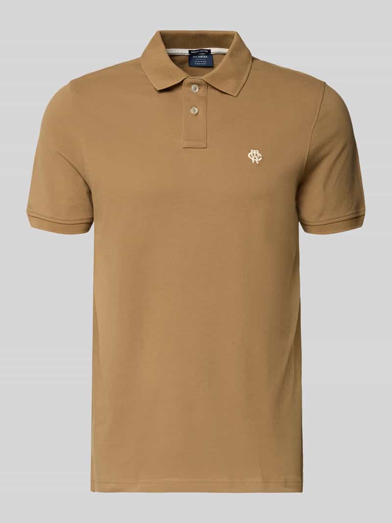 Koszulka polo o kroju slim fit z wyhaftowanym logo