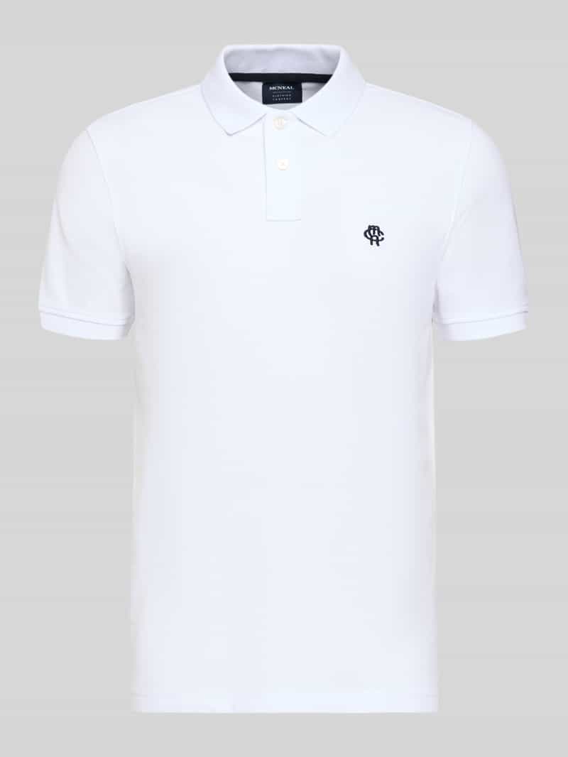 Koszulka polo o kroju slim fit z wyhaftowanym logo