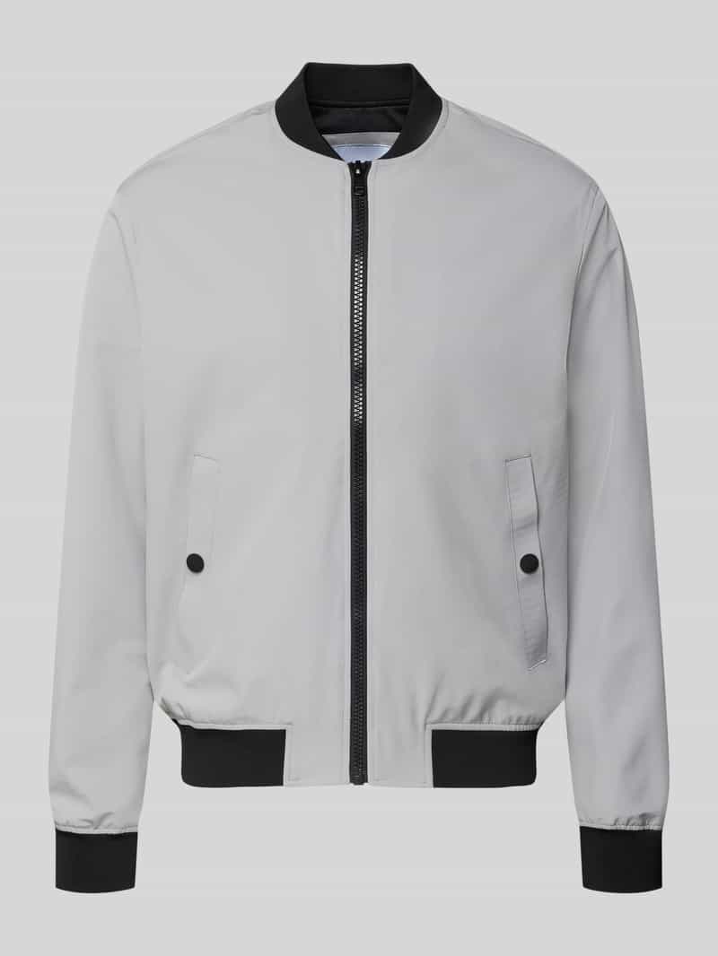 Bomberka o kroju regular fit ze stójką