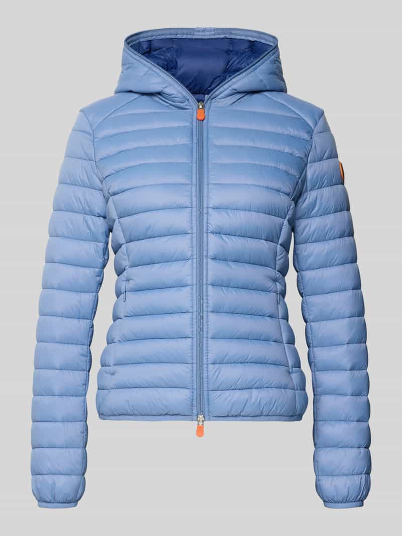 Kurtka pikowana o kroju slim fit z dwukierunkowym zamkiem błyskawicznym model 'Daisy'