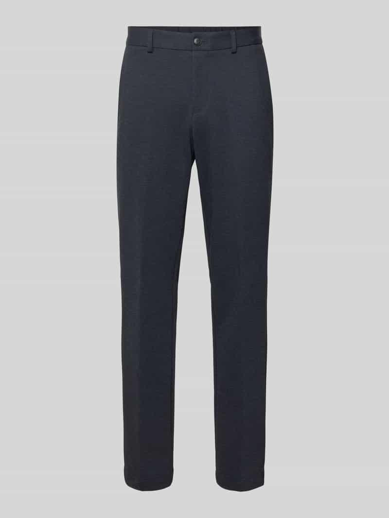 Spodnie do garnituru o kroju slim fit z dodatkiem wiskozy model ‘P-GENIUS-JCWWGPK261F’