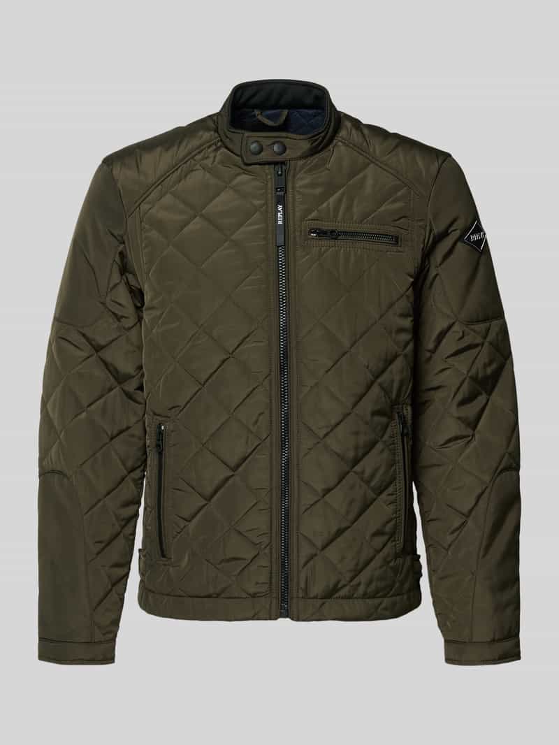 Kurtka o kroju regular fit z pikowaniem