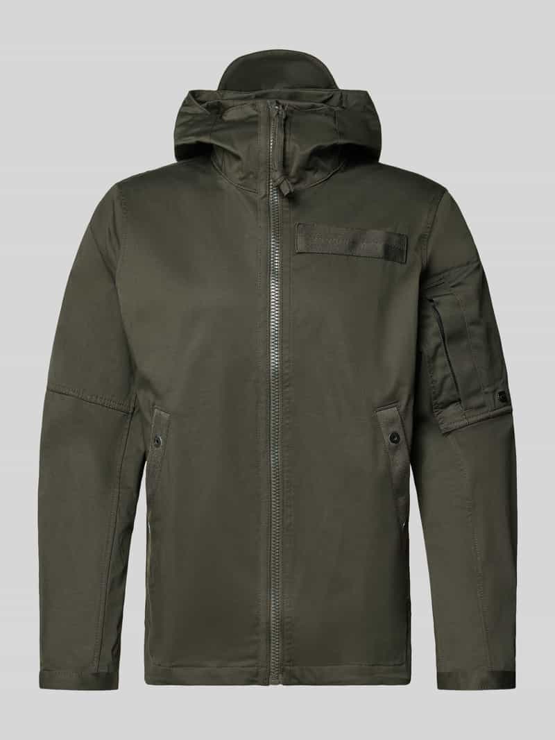 Kurtka przeciwdeszczowa o kroju regular fit z zamkiem błyskawicznym model ‘Batt’