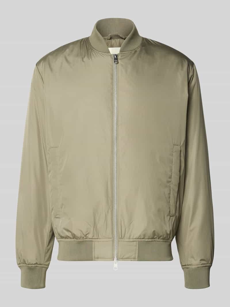 Bomberka o kroju regular fit z dwustronnym zamkiem błyskawicznym model ‘CHRIS’