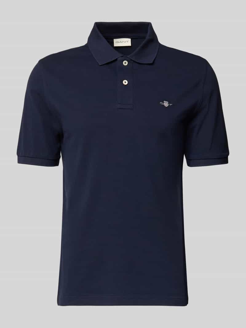 Koszulka polo o kroju slim fit z wyhaftowanym logo