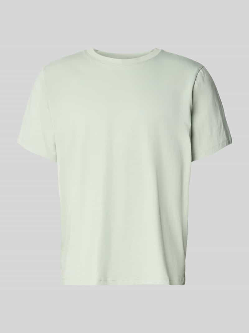 T-shirt o kroju regular fit z czystej bawełny model ‘ASPAN’