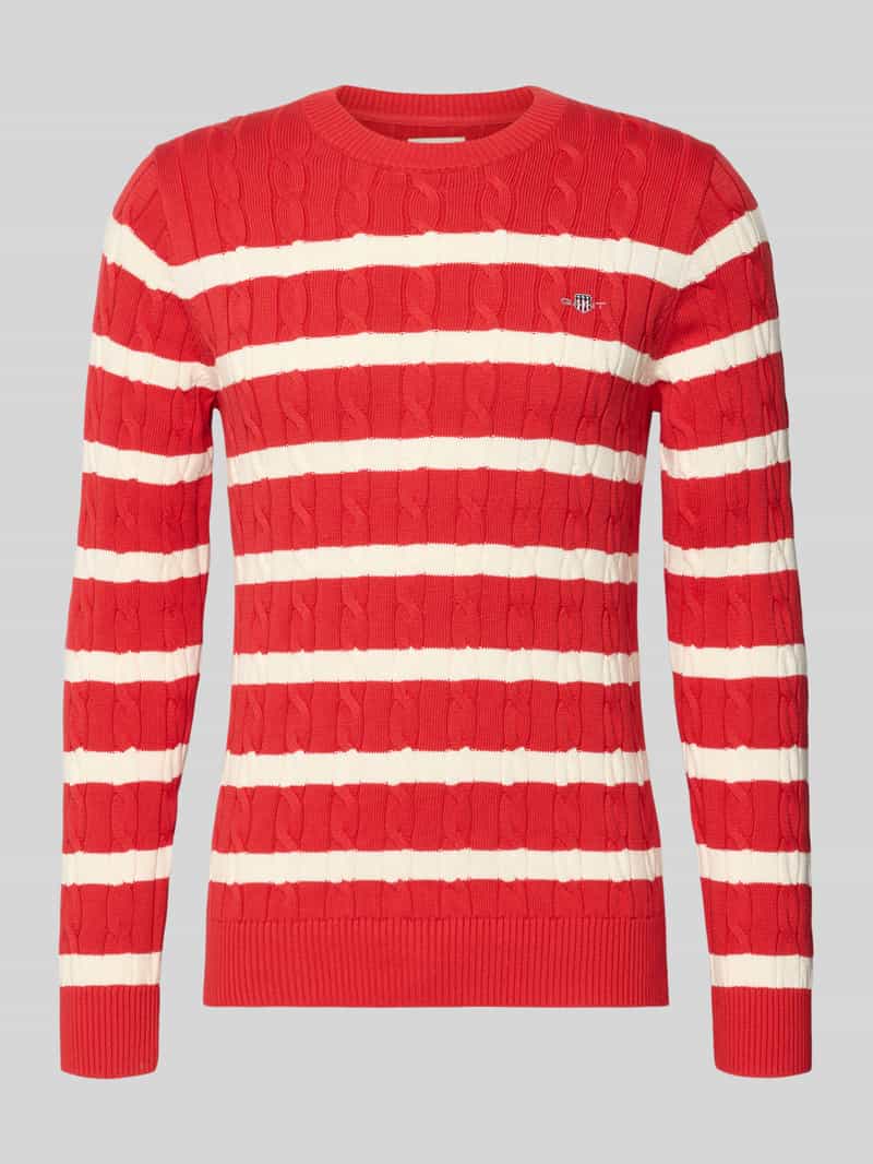 Sweter o kroju slim fit z imitacji dzianiny