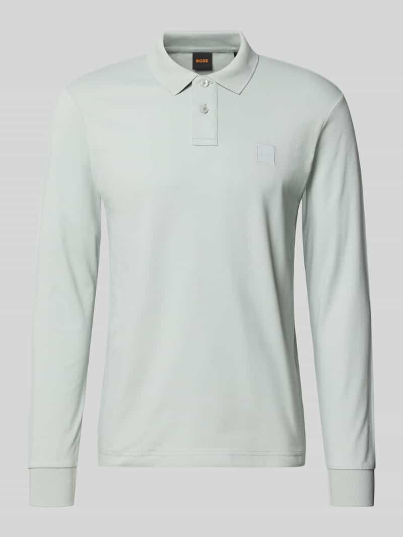 Koszulka polo o kroju slim fit z mieszanki bawełny model ‘PASSERBY’