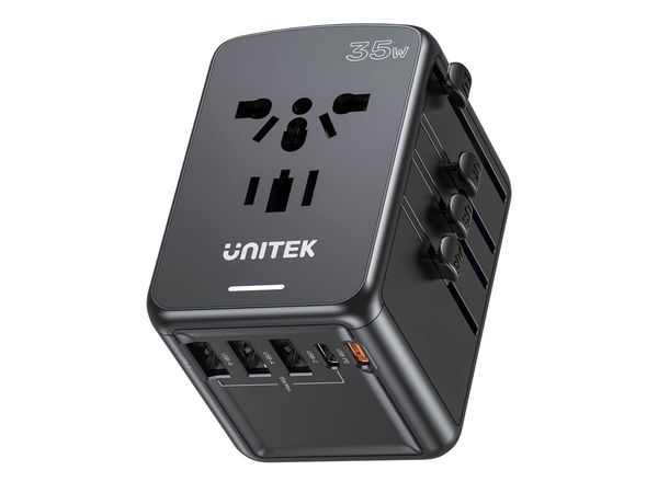 UNITEK Ładowarka podróżna EU/US/UK/AUS PD 35 W P1121ABK01