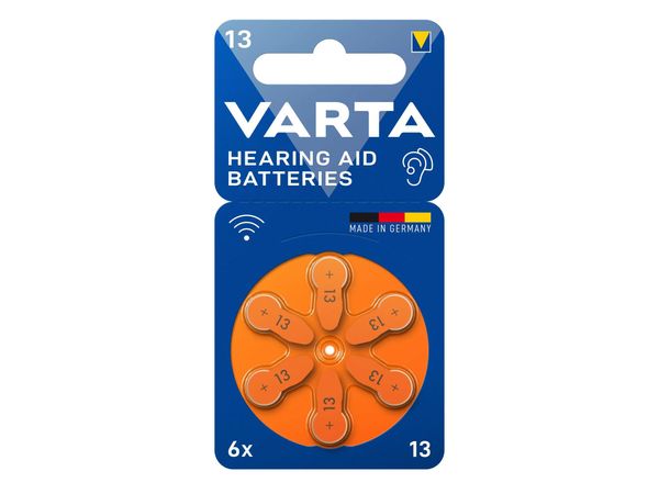 VARTA Bateria do aparatu słuchowego 13 / PR48 (6 szt.) 24606101416