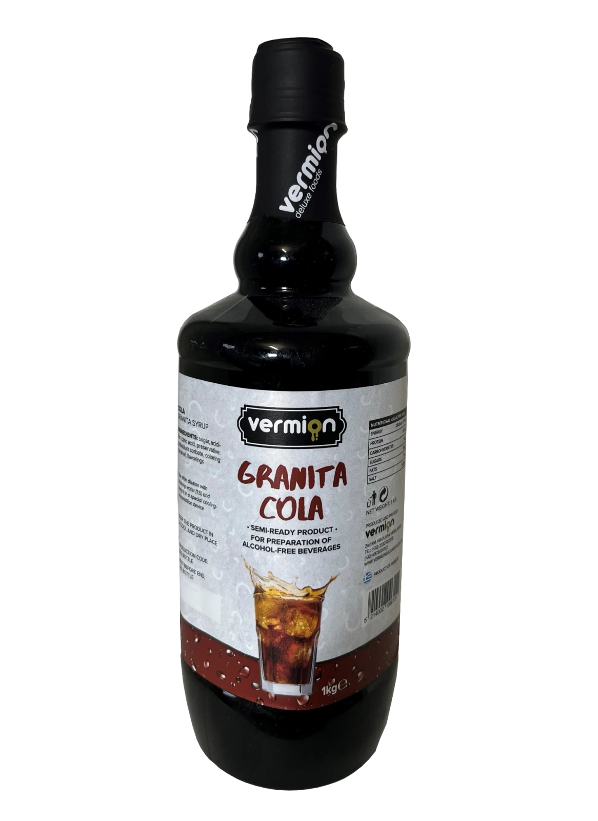 Granita Cola syrop - Vermion Deluxe Food Slush Cola 1kg