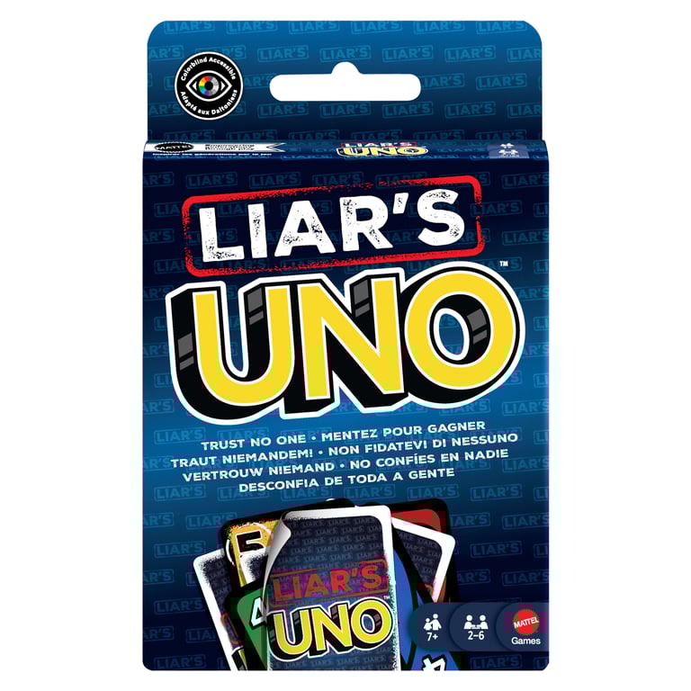 Games JLH43 gra planszowa Liar's UNO Gra karciana Zrzucanie