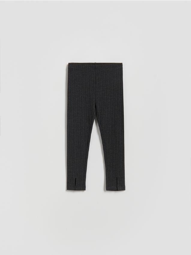 Reserved - Legginsy z rozcięciami - ciemnoszary