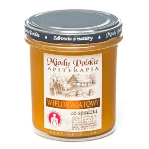 Miody Polskie Miód wielokwiatowy ze spadzią, 400 g -> Odbiór w Żabce!