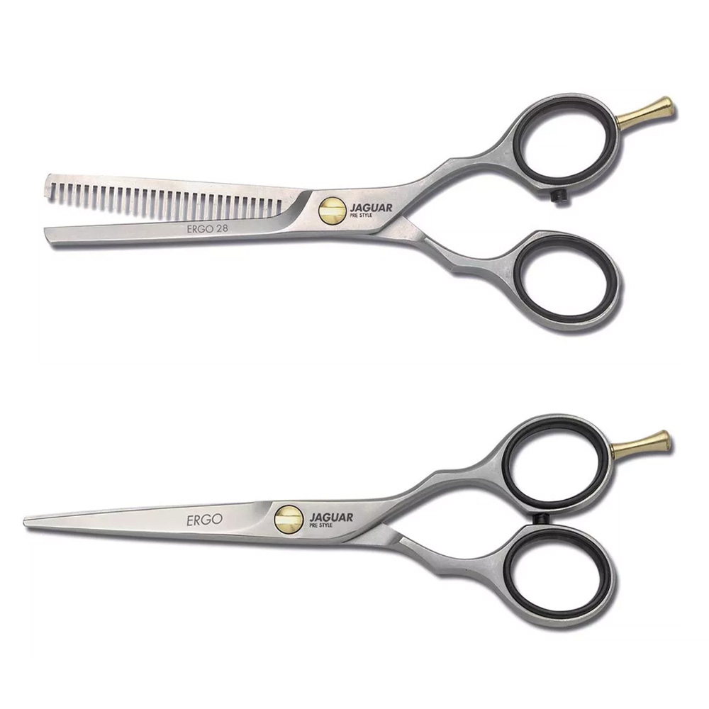 Jaguar Pre Style Ergo, zestaw nożyczek dla fryzjera, nożyczki 5.5' + degażówki 5.5'