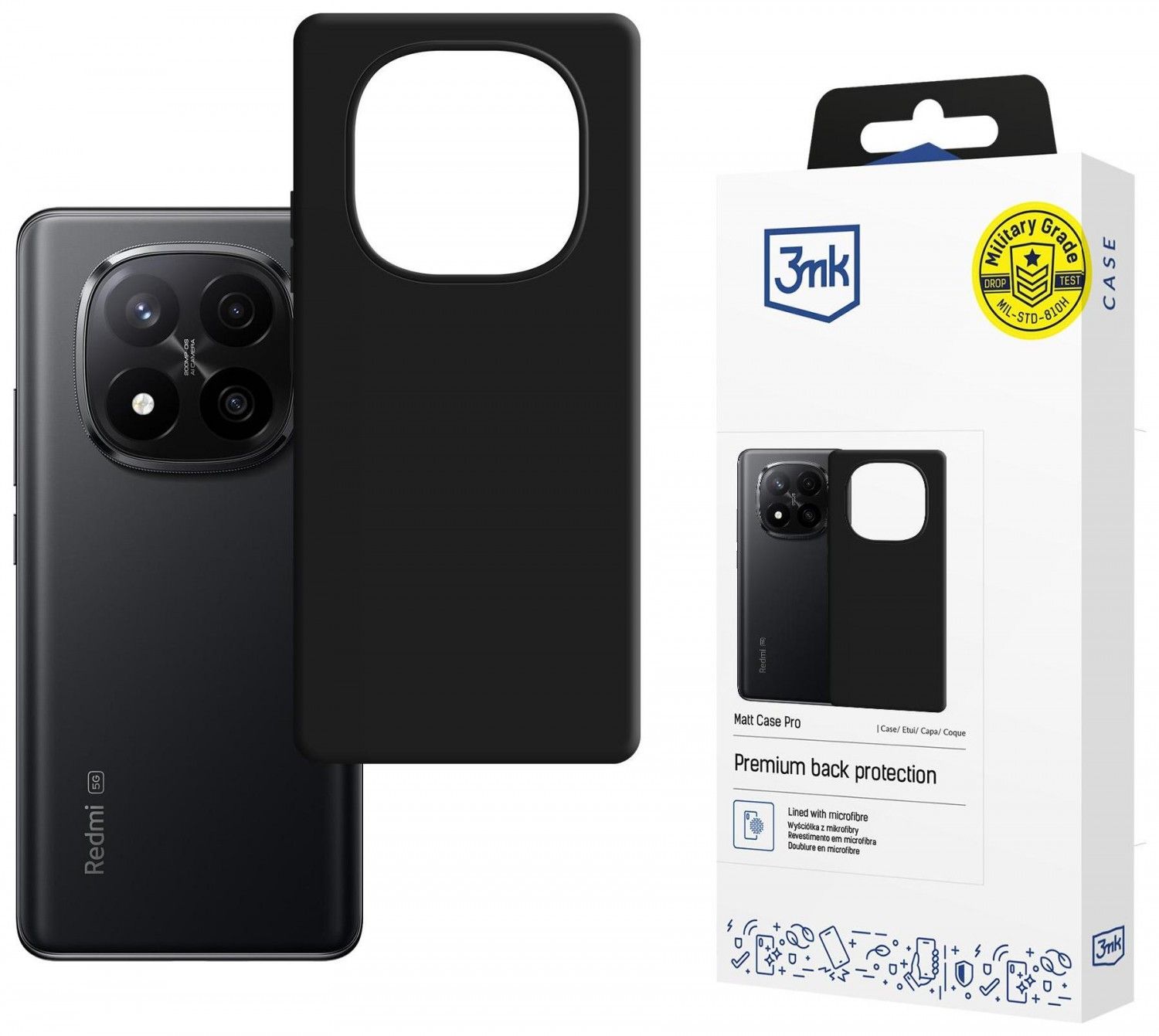 3mk Matt Case Pro do Redmi Note 15 Pro+ 5G