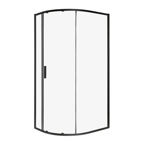 Novoterm Kabina prysznicowa asymetrczyna 100x80 Solid RPA BL Kerra