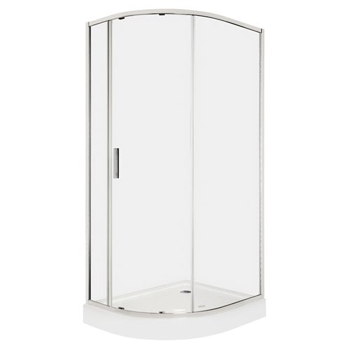 Novoterm Kabina prysznicowa asymetrczyna z brodzikiem prawa 100x80 Solid RPA Kerra