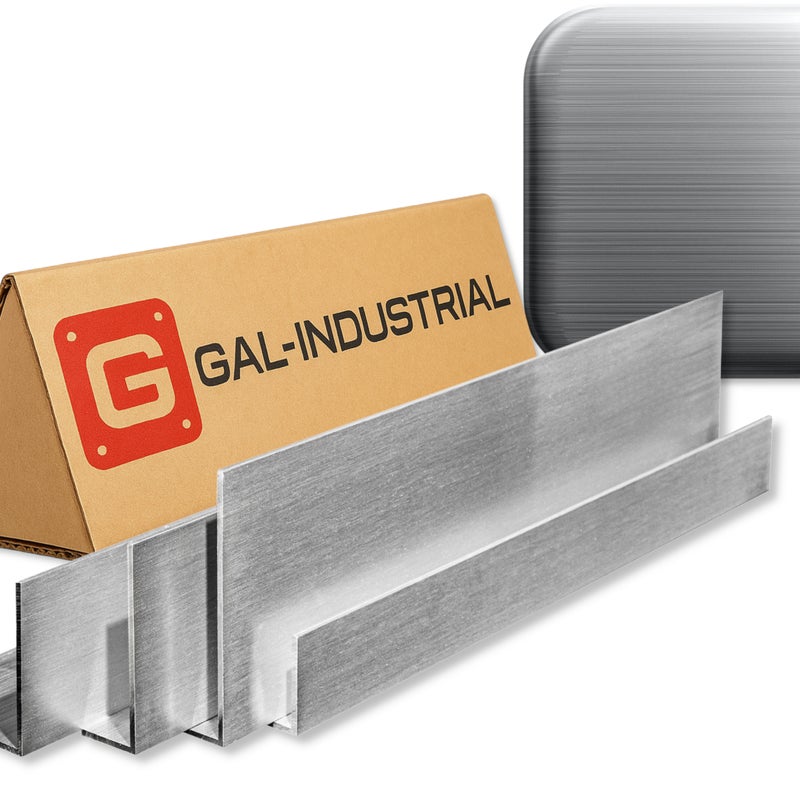 GAL-INDUSTRIAL Kątownik Aluminiowy SZCZOTKOWANY 30x30x3mm 220cm Alu + Cięcie na wymiar