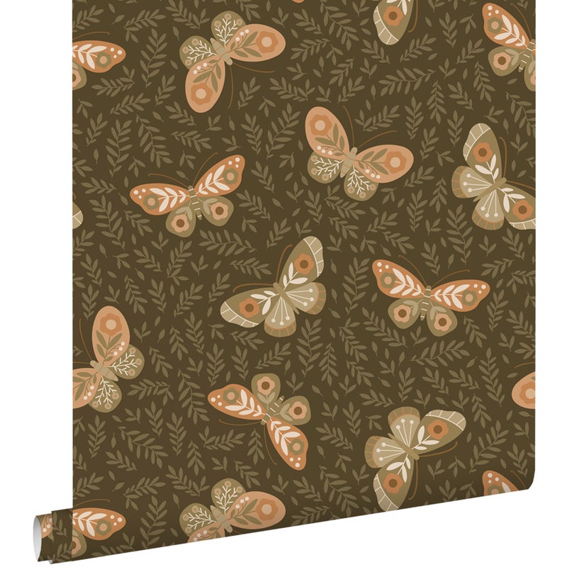 Tapeta motyle zielonym - 50 x 900 cm - ESTAHOME