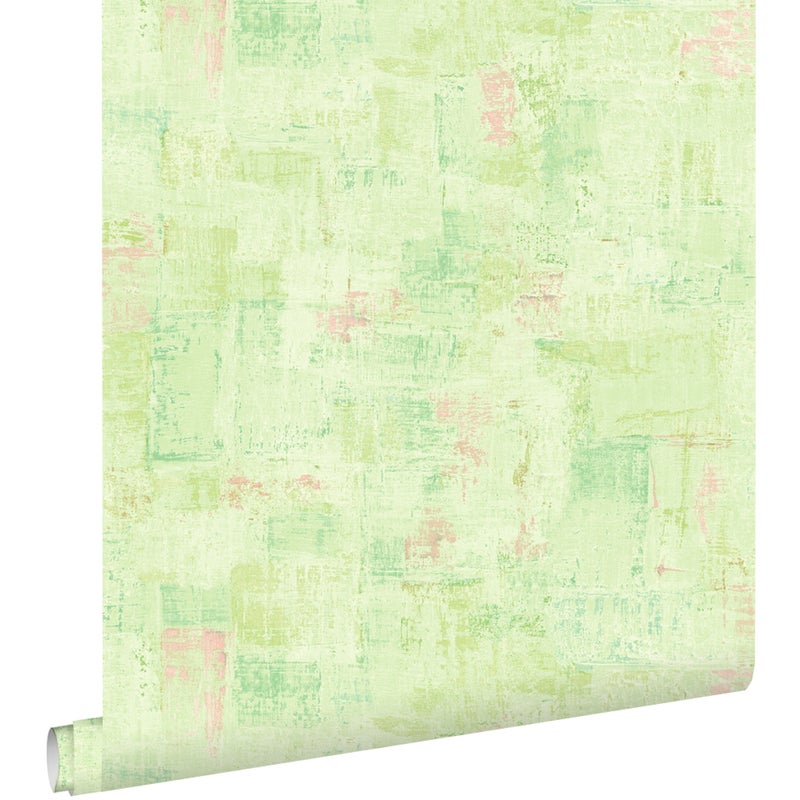 Tapeta malownicza struktura zielonym - 50 x 900 cm - ESTAHOME