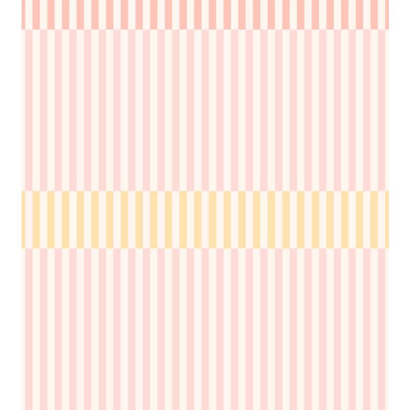 Fototapeta paski różowymIżółtym - 2.5 x 2.79 m - ESTAHOME