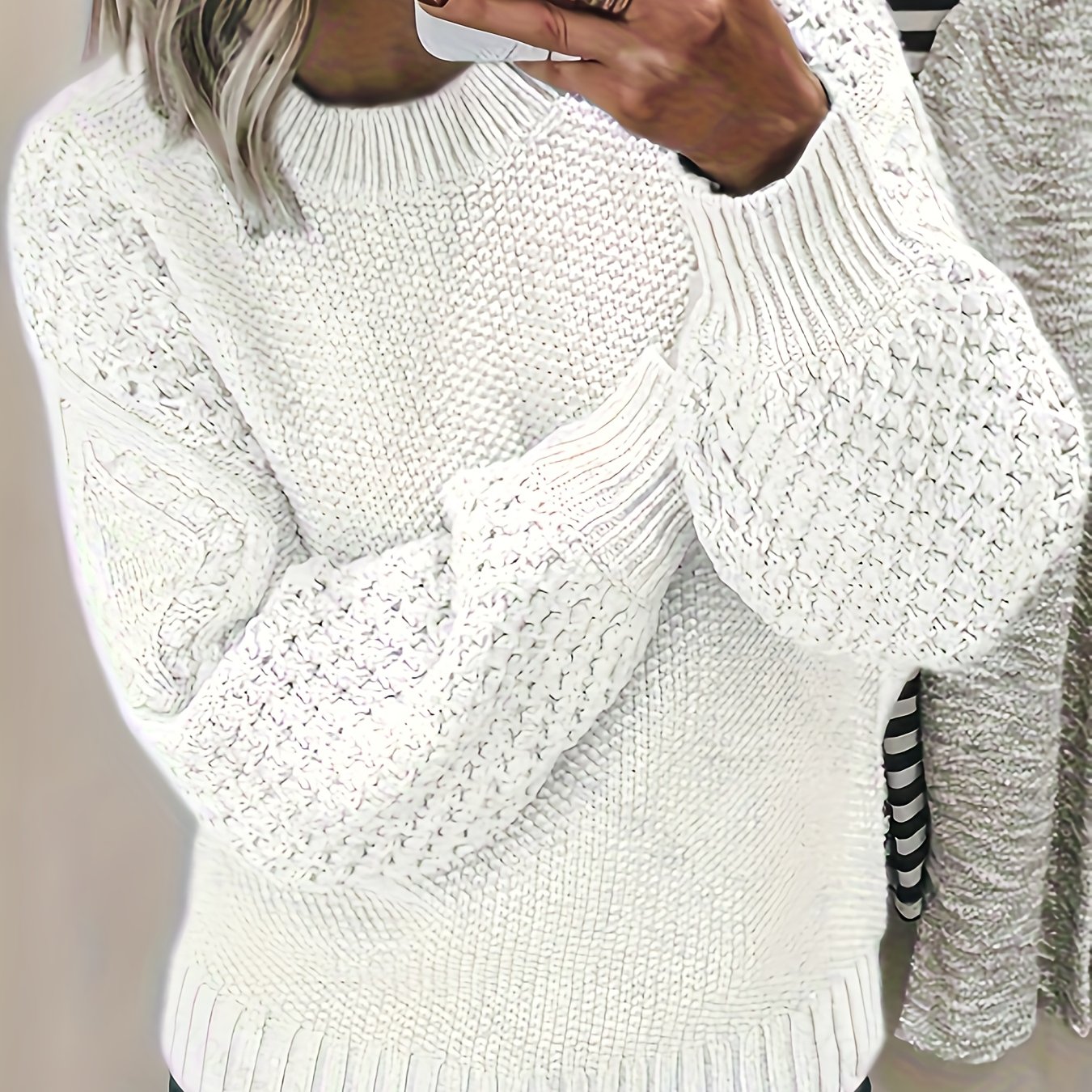 TEMU Elegancki Sweter Damski